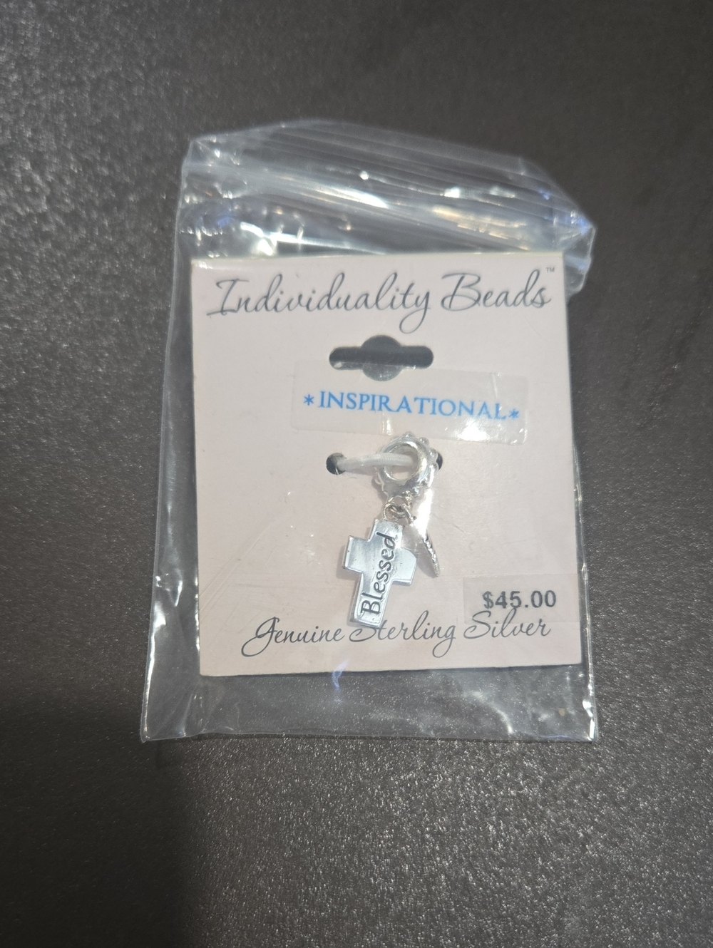 Kohl's Sterling Silver Blessed Cross Bead